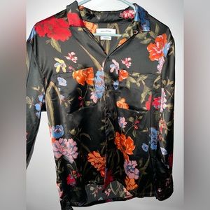 Floral Urban Outfitters dress shirt